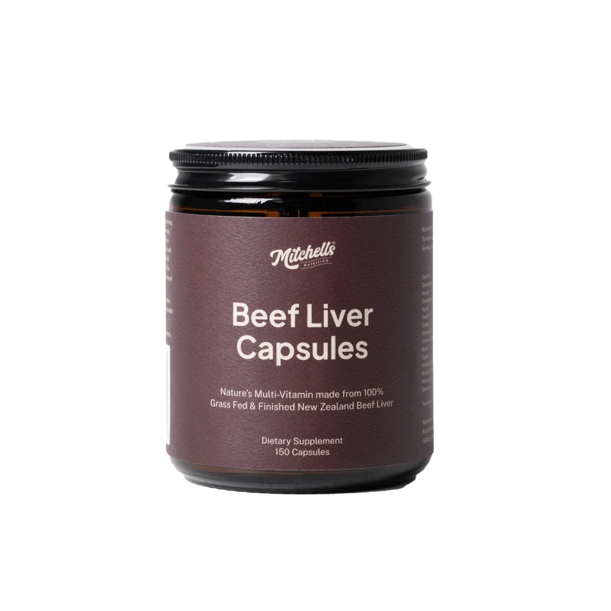 Mitchells Nutrition | Beef Liver Capsules