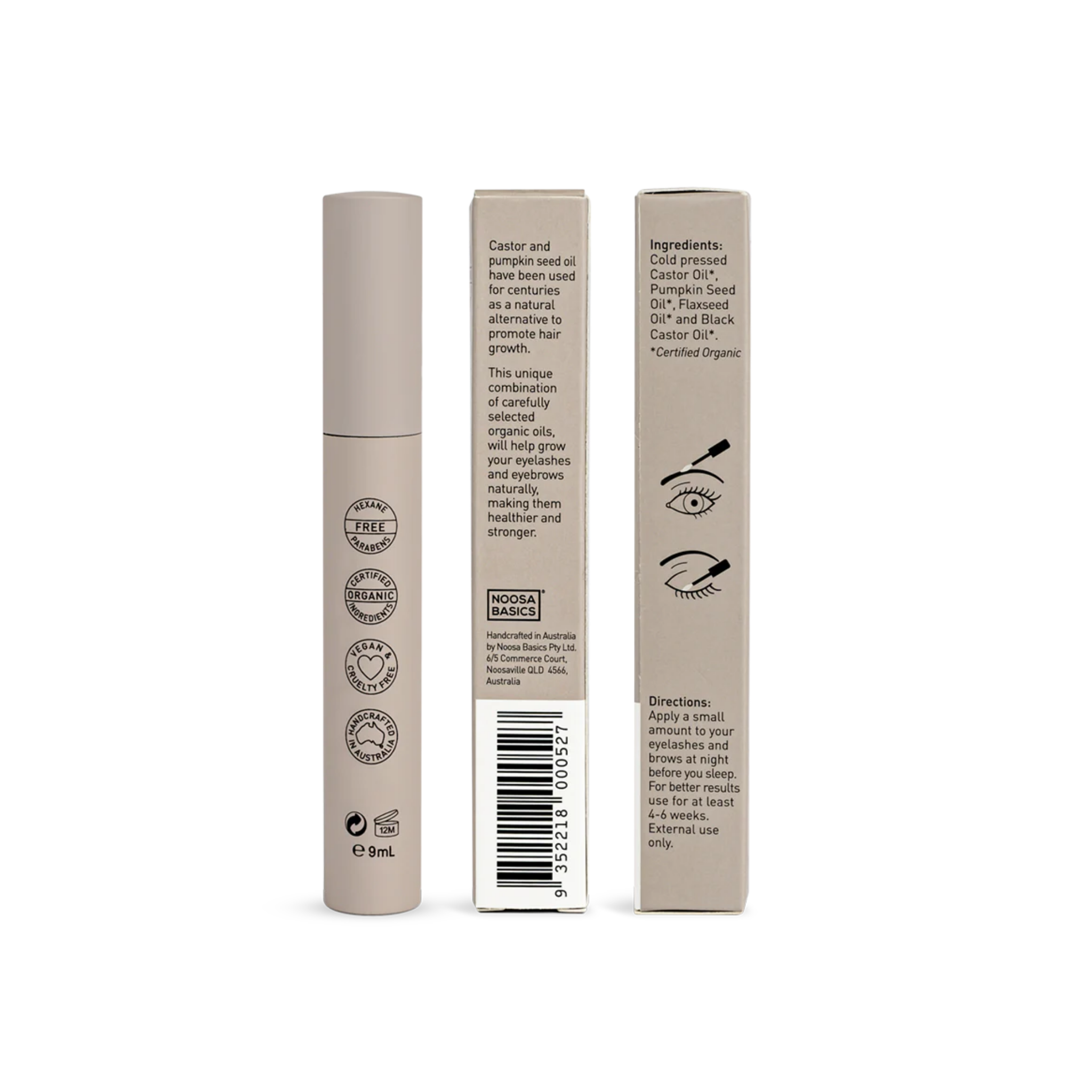 Noosa Basics | Organic Eye Lash & Brow Revitaliser