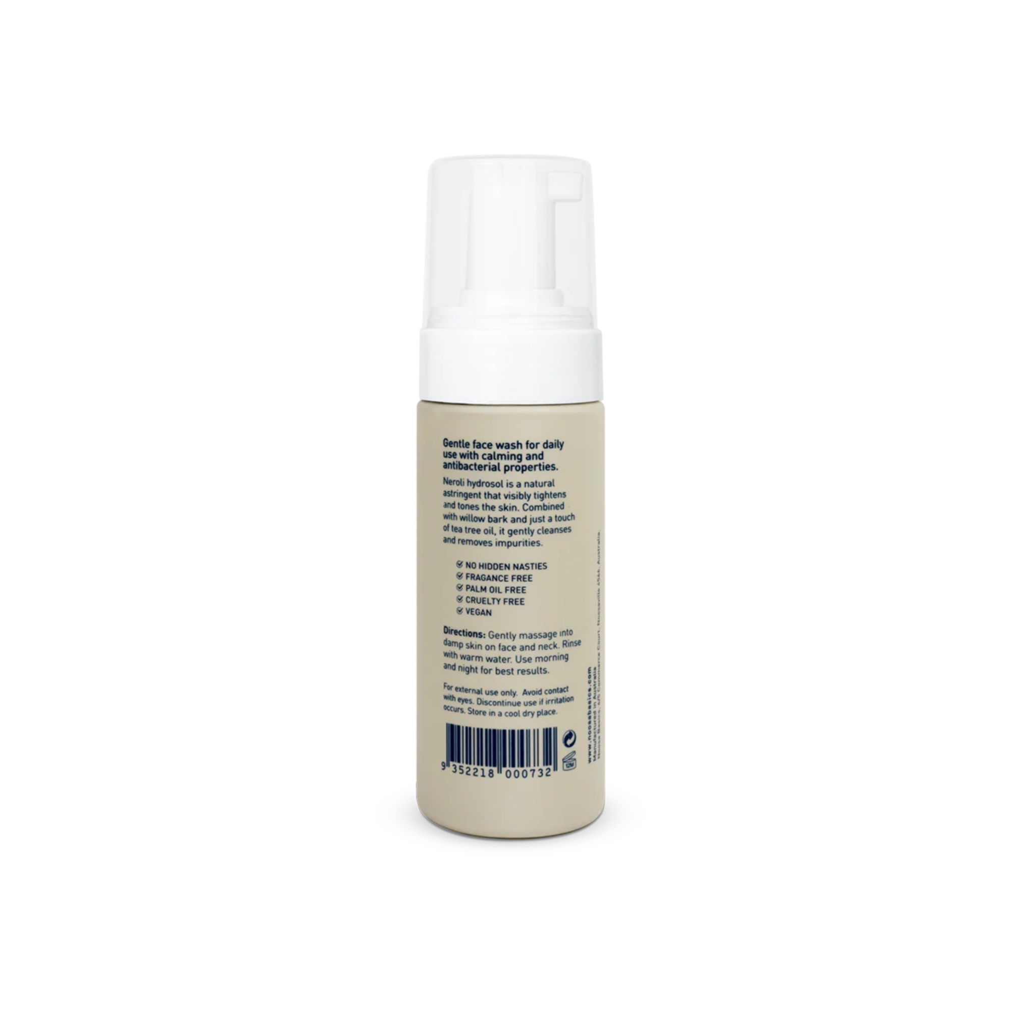 Noosa Basics | Foaming Face Wash With Neroli & Black Willow