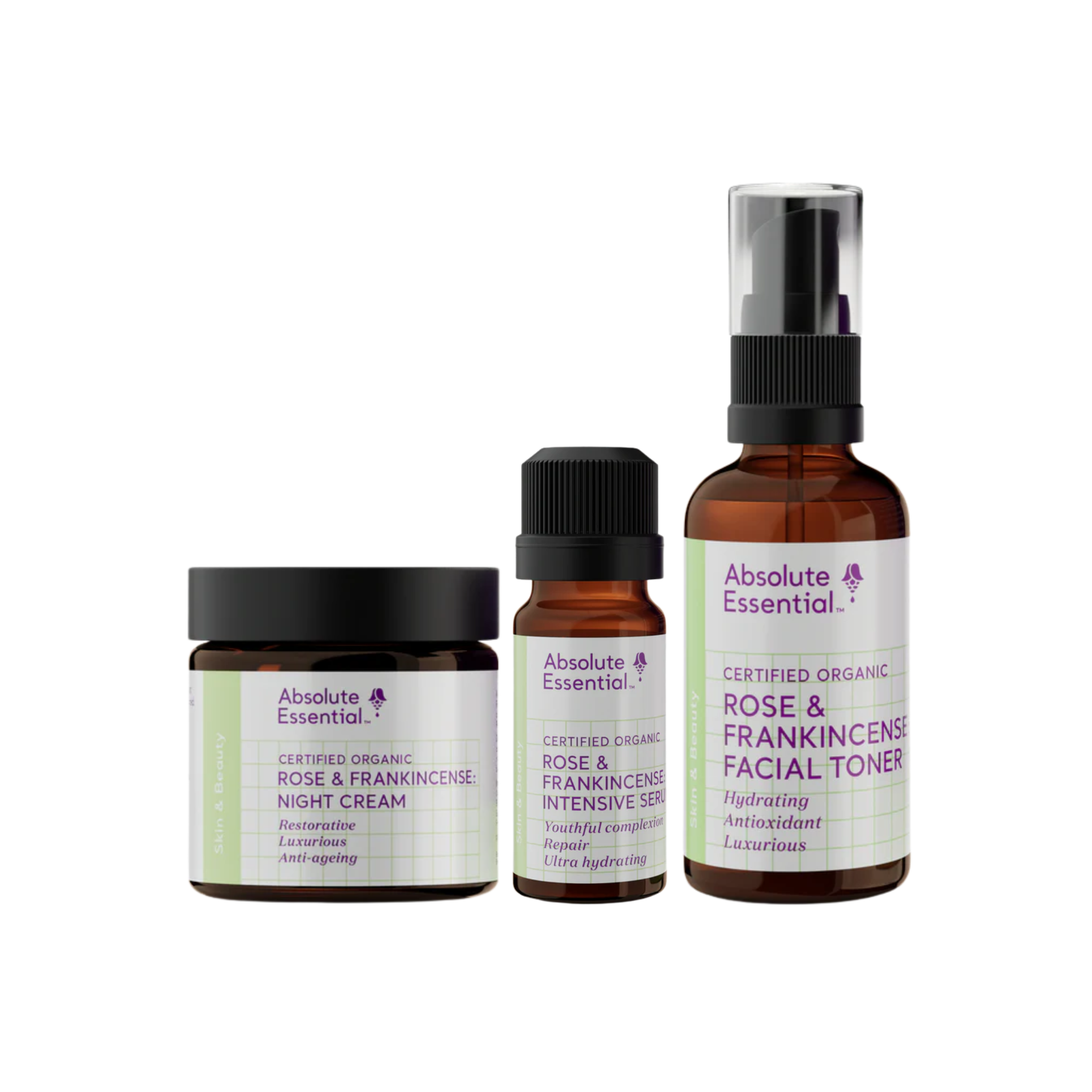 Absolute Essential | Organic Rose & Frankincense Gift Collection