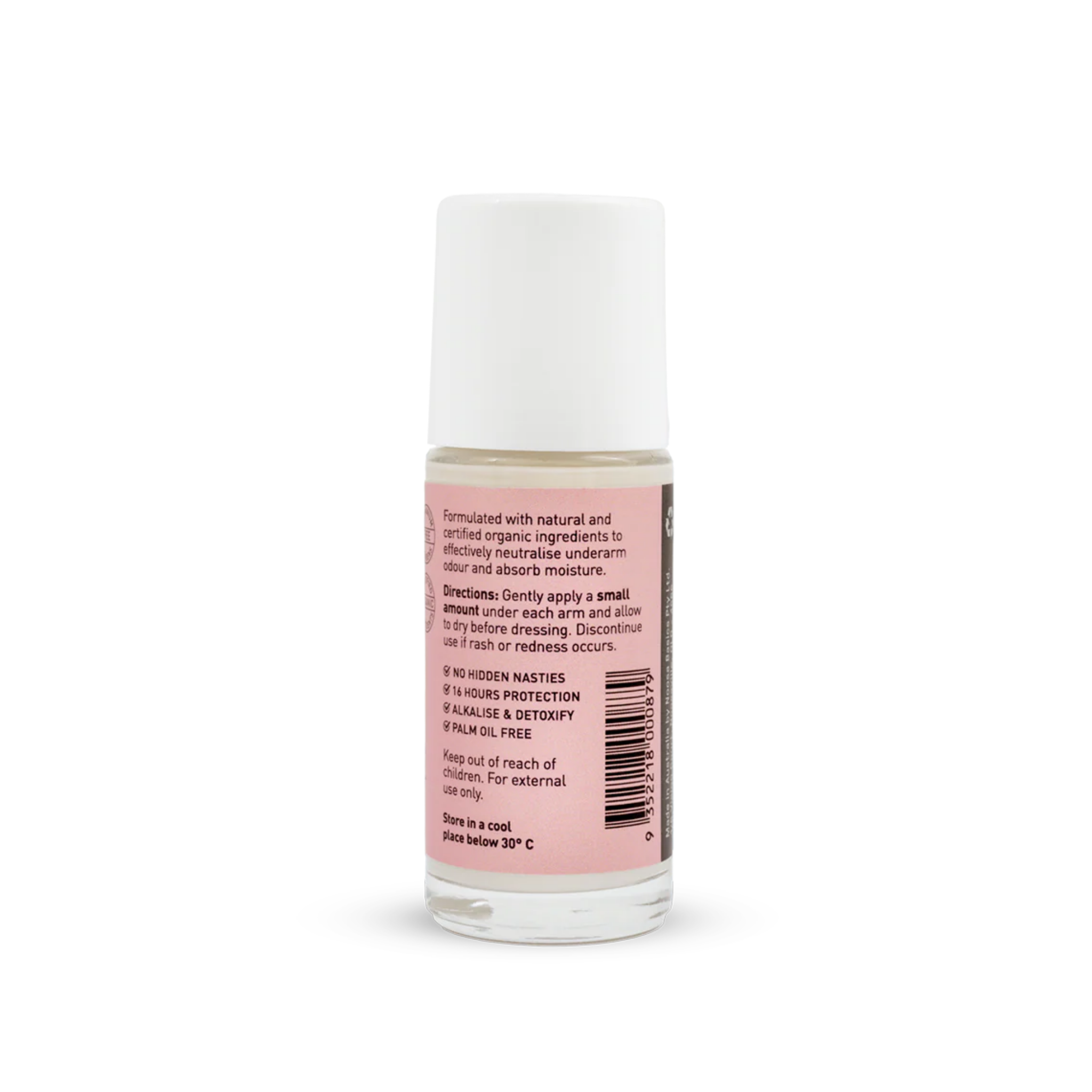 Noosa Basics | Organic Roll On Deodorant - Rose & Frankincense