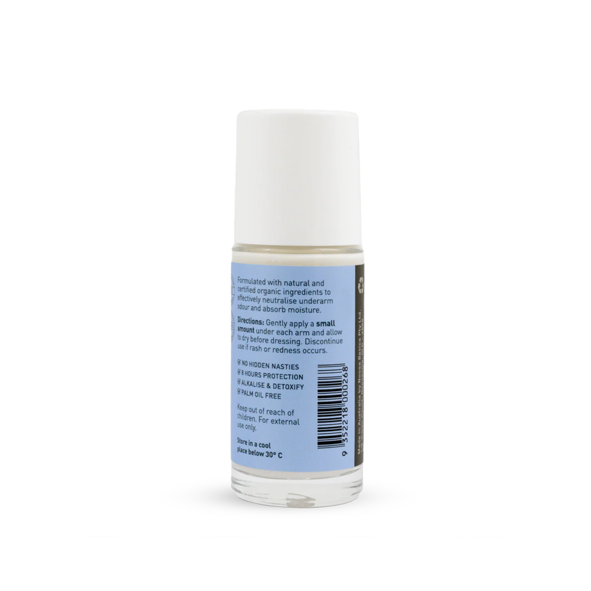 Noosa Basics | Organic Roll On Deodorant with Magnesium