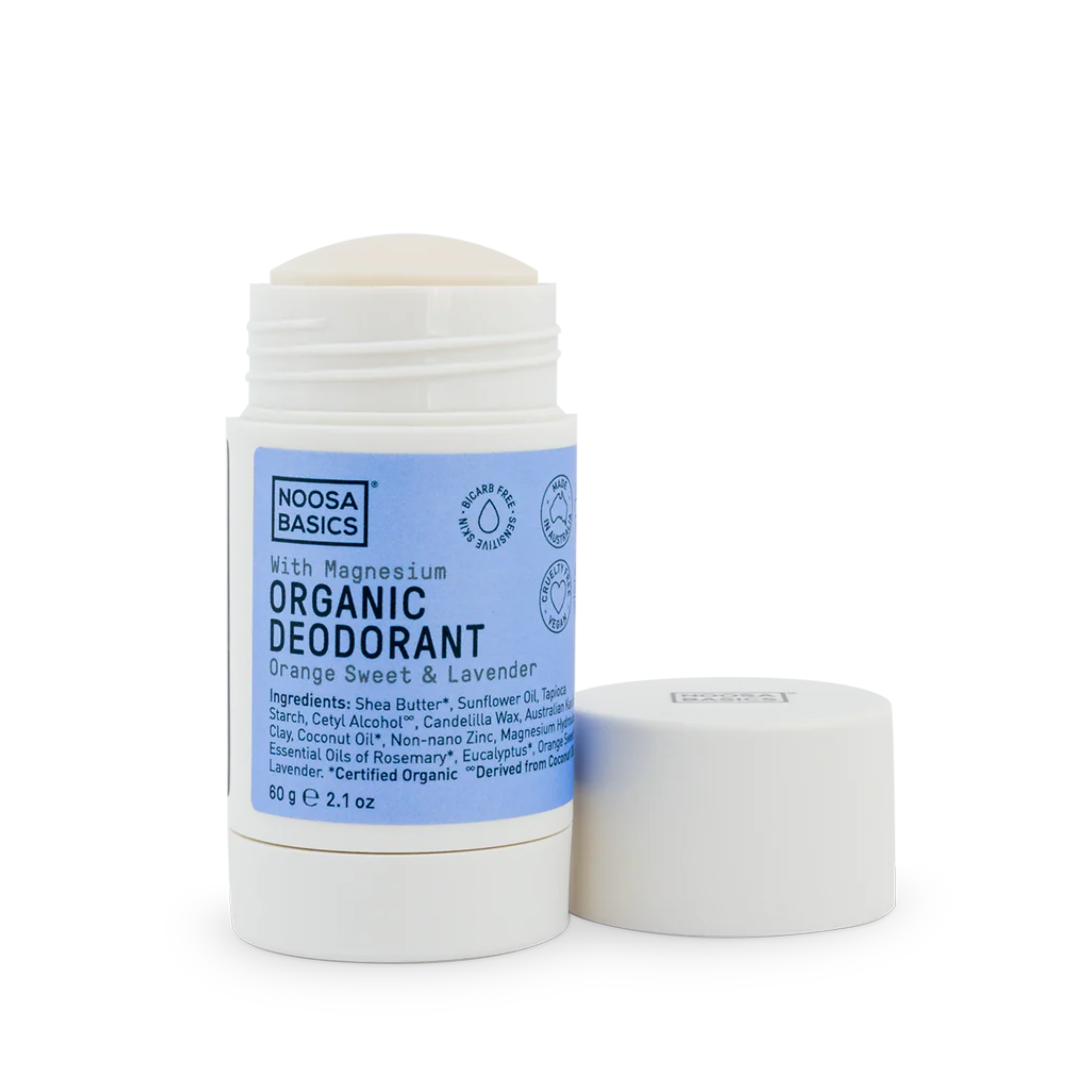 Noosa Basics | Organic Deodorant Stick with Magnesium