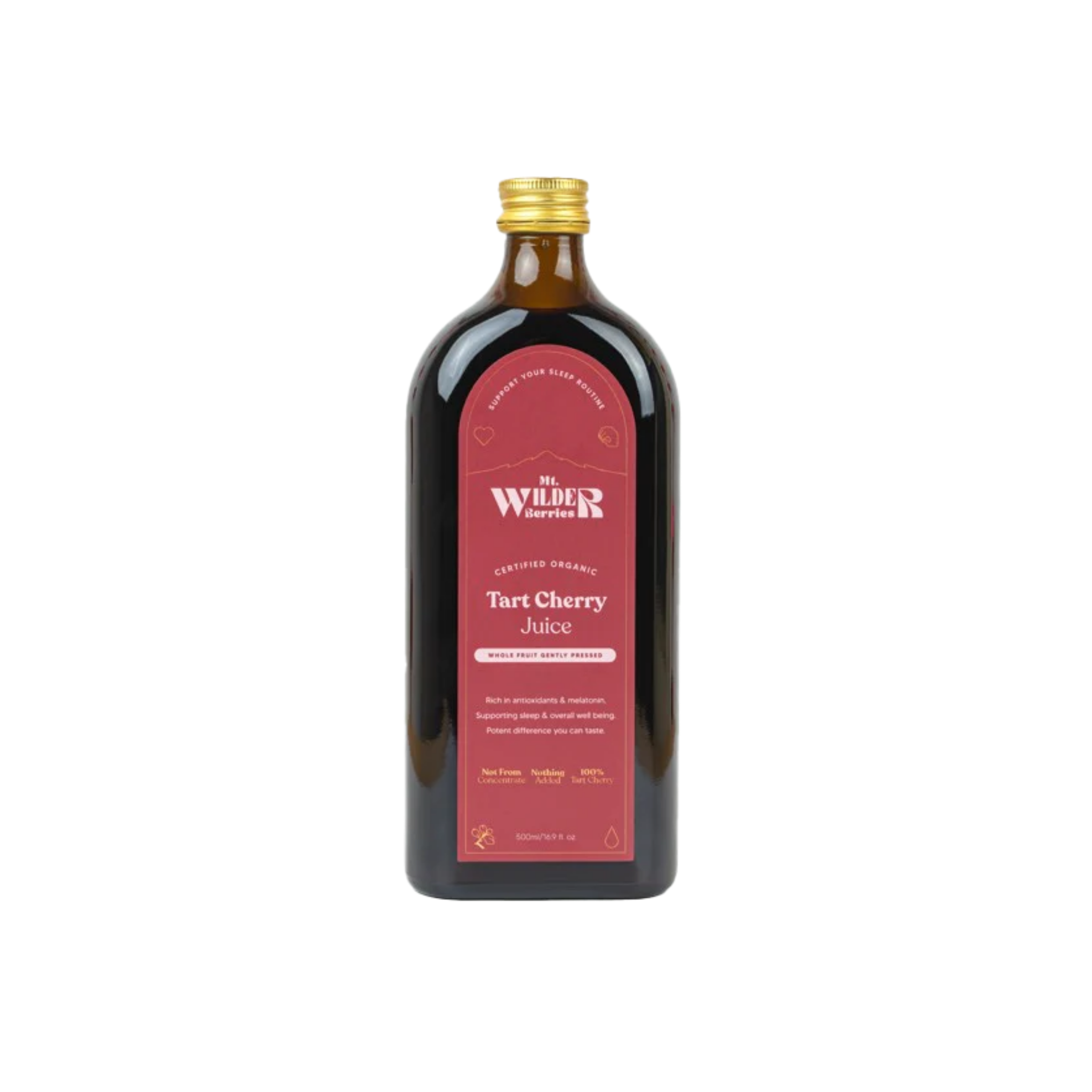 Mt. Wilder Berries | Certified Organic Tart Cherry Juice