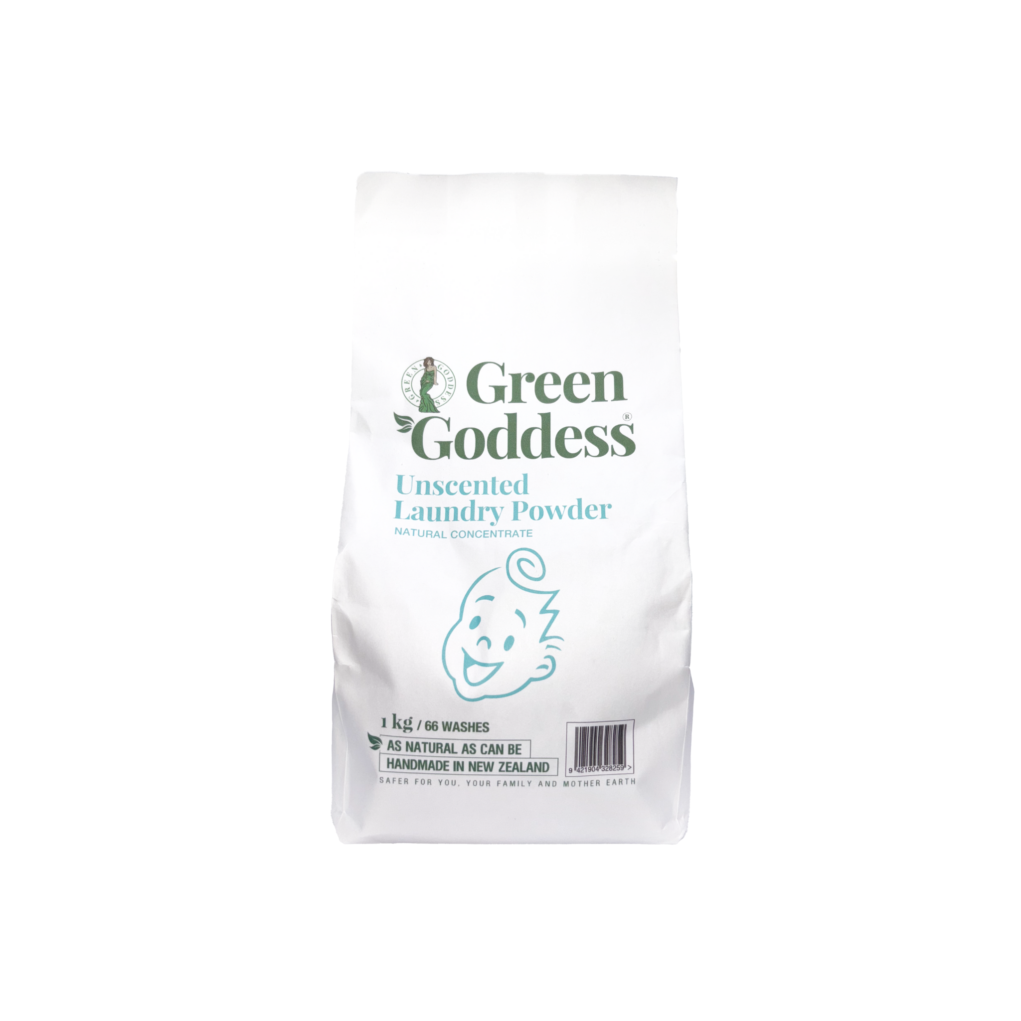 Green Goddess | Natural Laundry Powder Concentrate Unscented